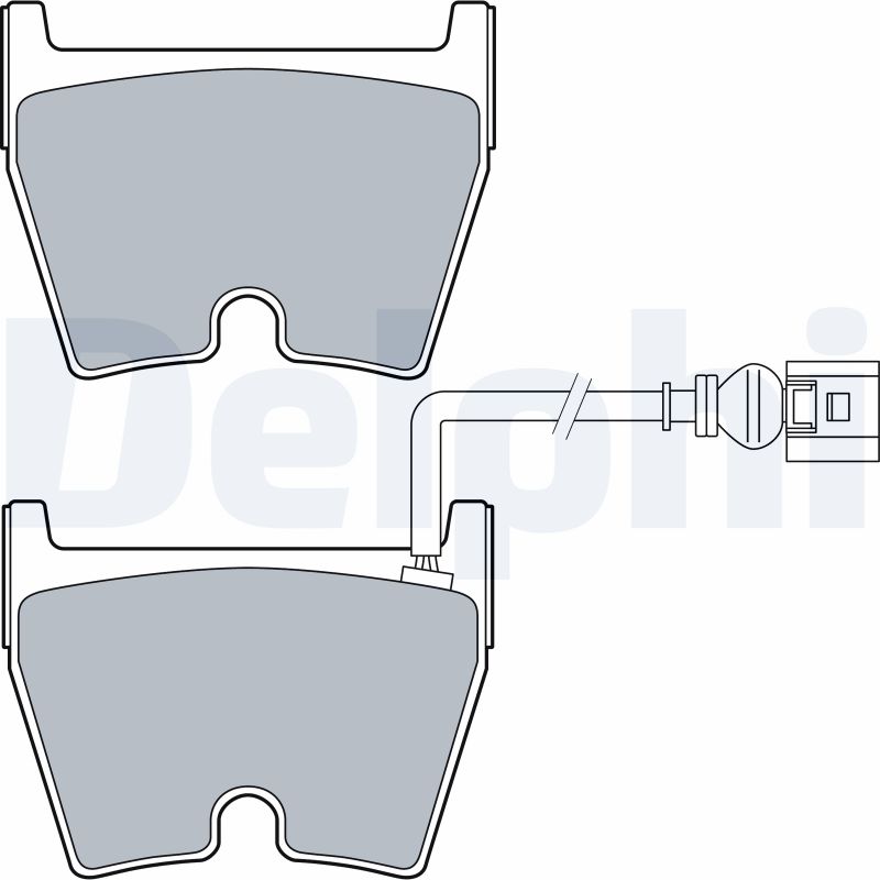 Placute frana DELPHI LP3266