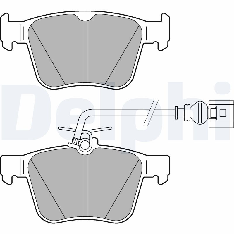 Placute frana DELPHI LP3267