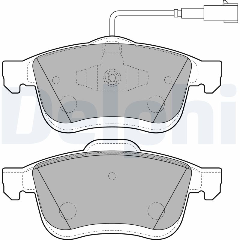 Placute frana DELPHI LP3270