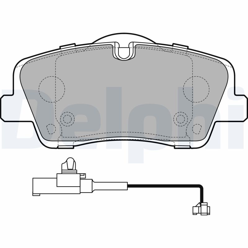 Placute frana DELPHI LP3292