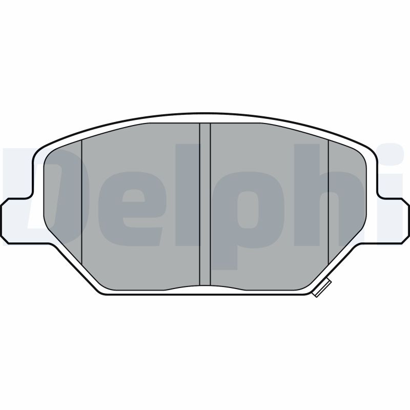 Placute frana DELPHI LP3371