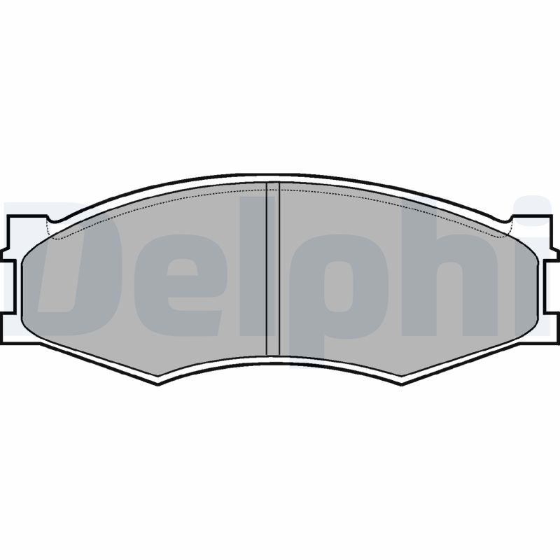 Placute frana DELPHI LP358