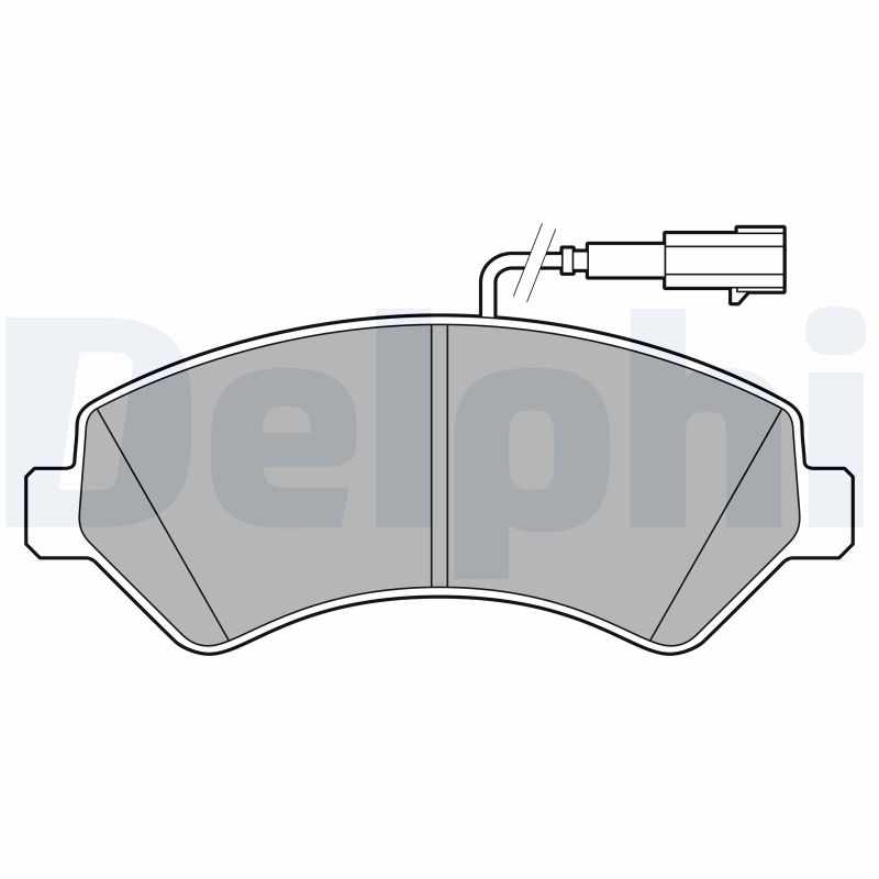 Placute frana DELPHI LP3623