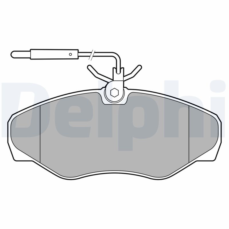 Placute frana DELPHI LP3624