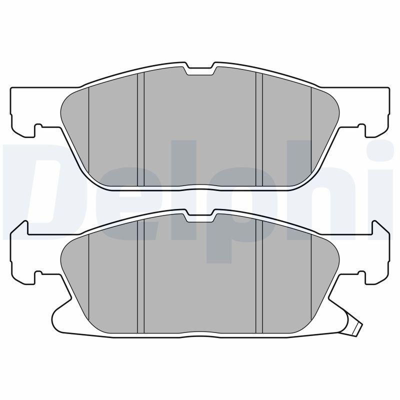 Placute frana DELPHI LP3643