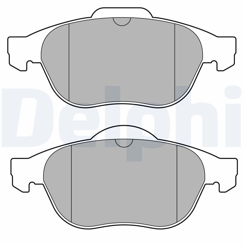 Placute frana DELPHI LP3691