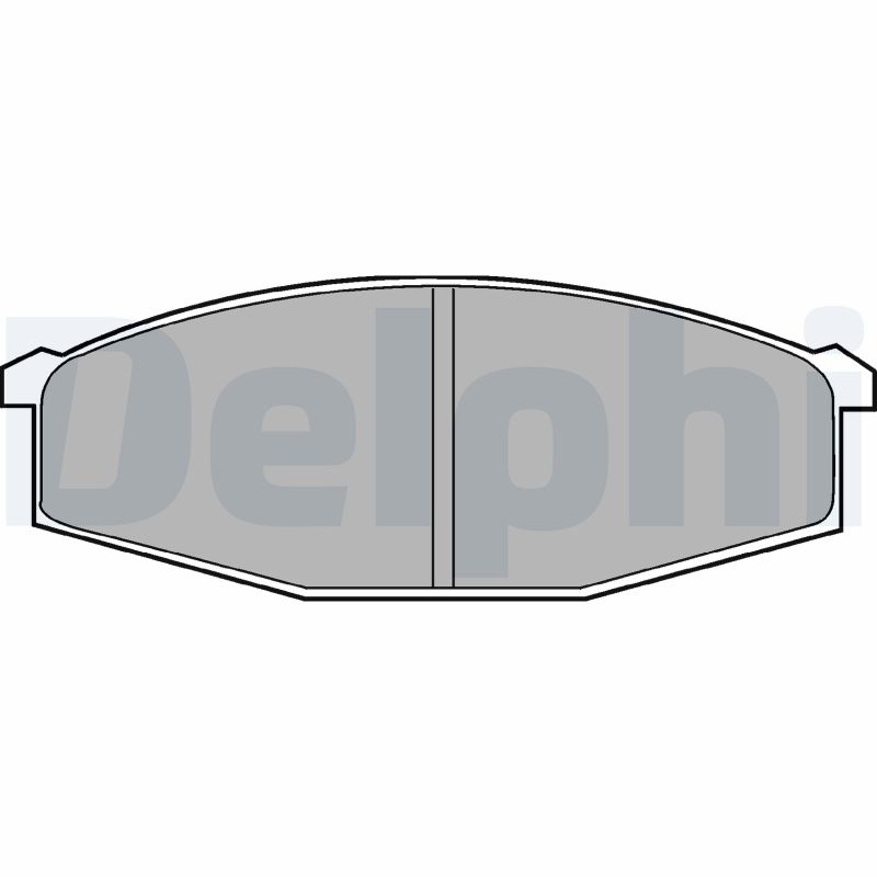 Placute frana DELPHI LP373