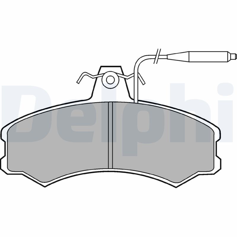 Placute frana DELPHI LP378