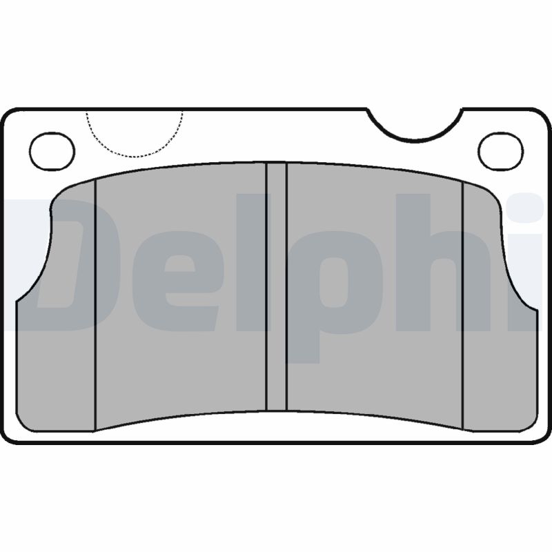Placute frana DELPHI LP39
