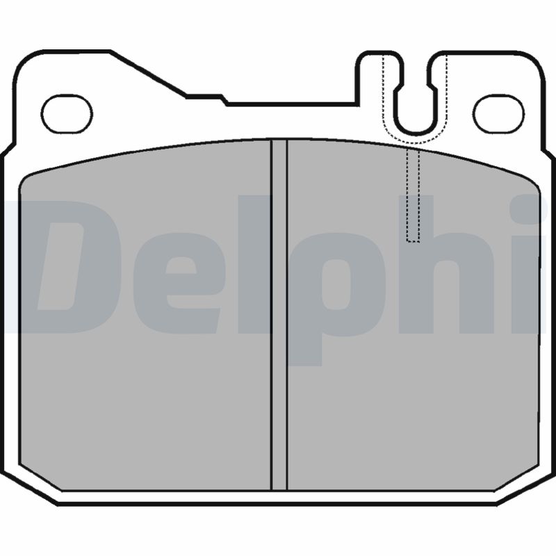 Placute frana DELPHI LP427