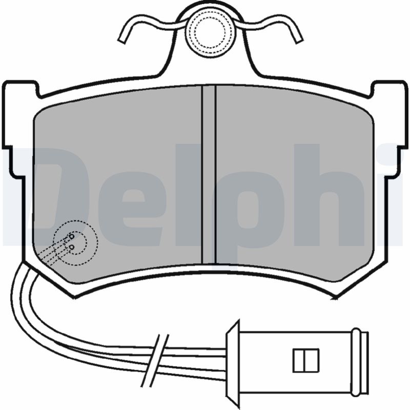 Placute frana DELPHI LP434