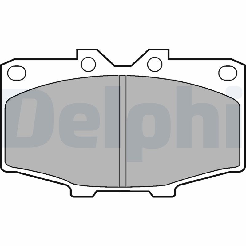 Placute frana DELPHI LP448