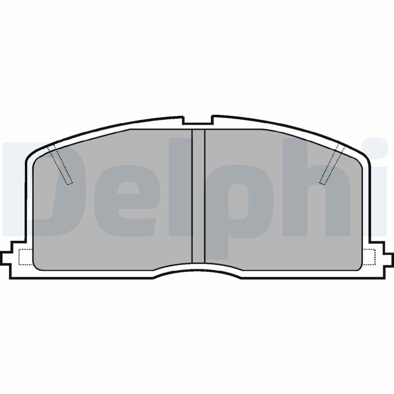 Placute frana DELPHI LP460
