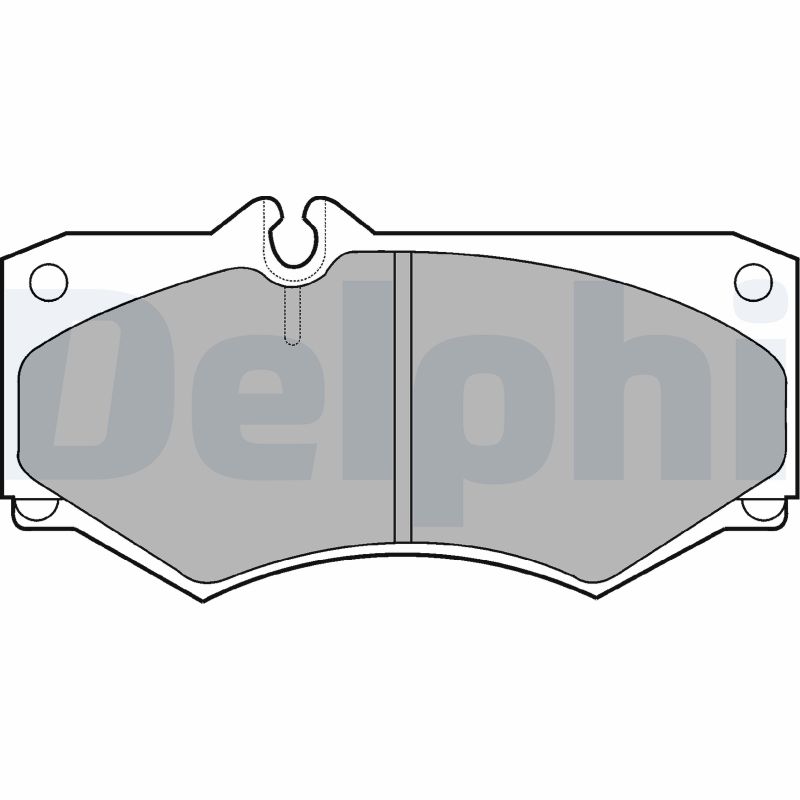 Placute frana DELPHI LP468