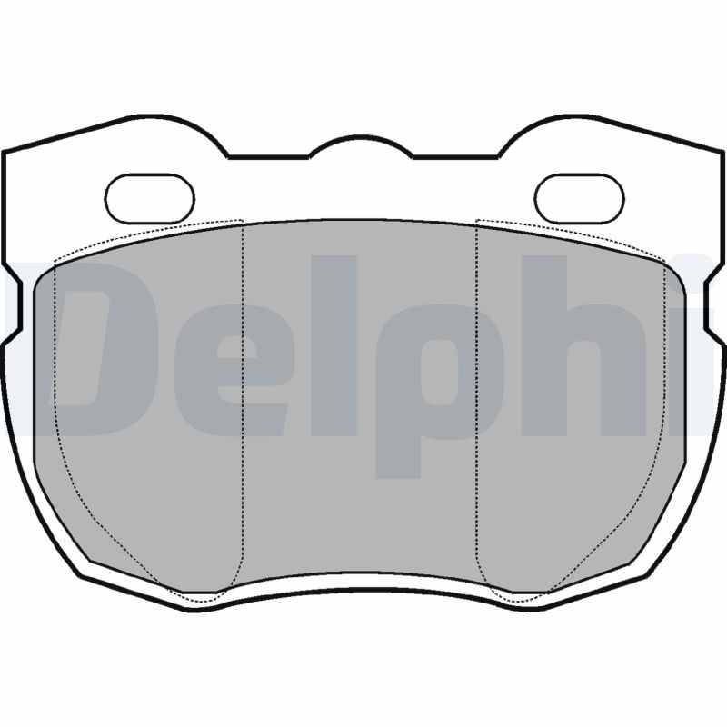 Placute frana DELPHI LP481