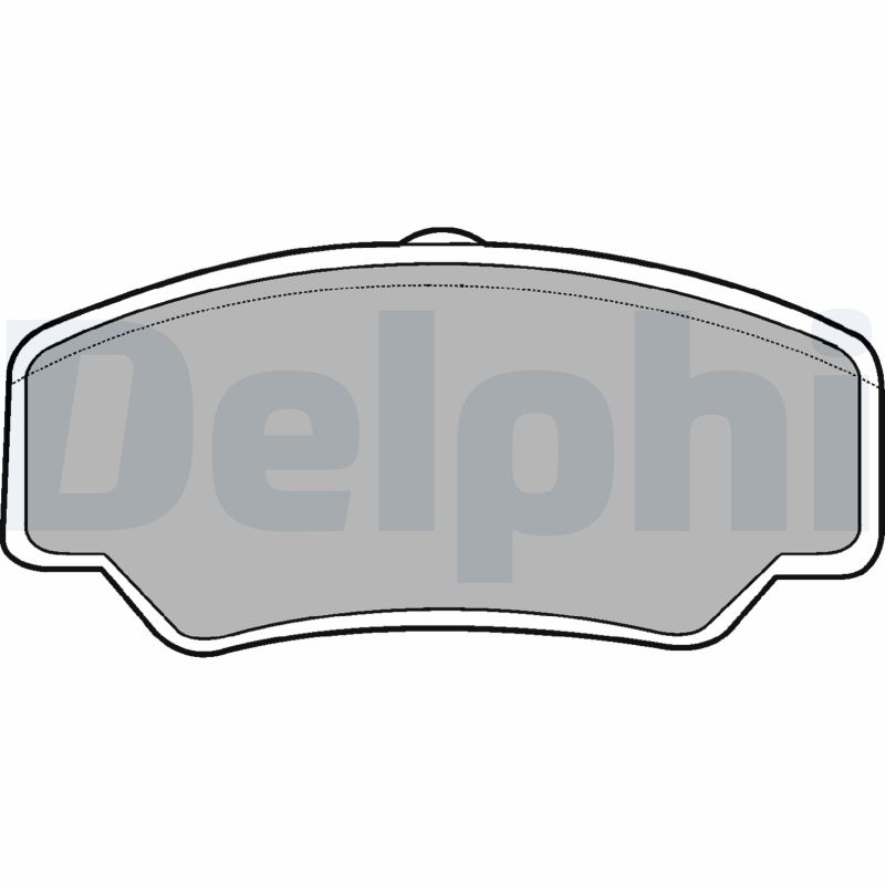 Placute frana DELPHI LP488