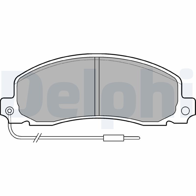 Placute frana DELPHI LP504
