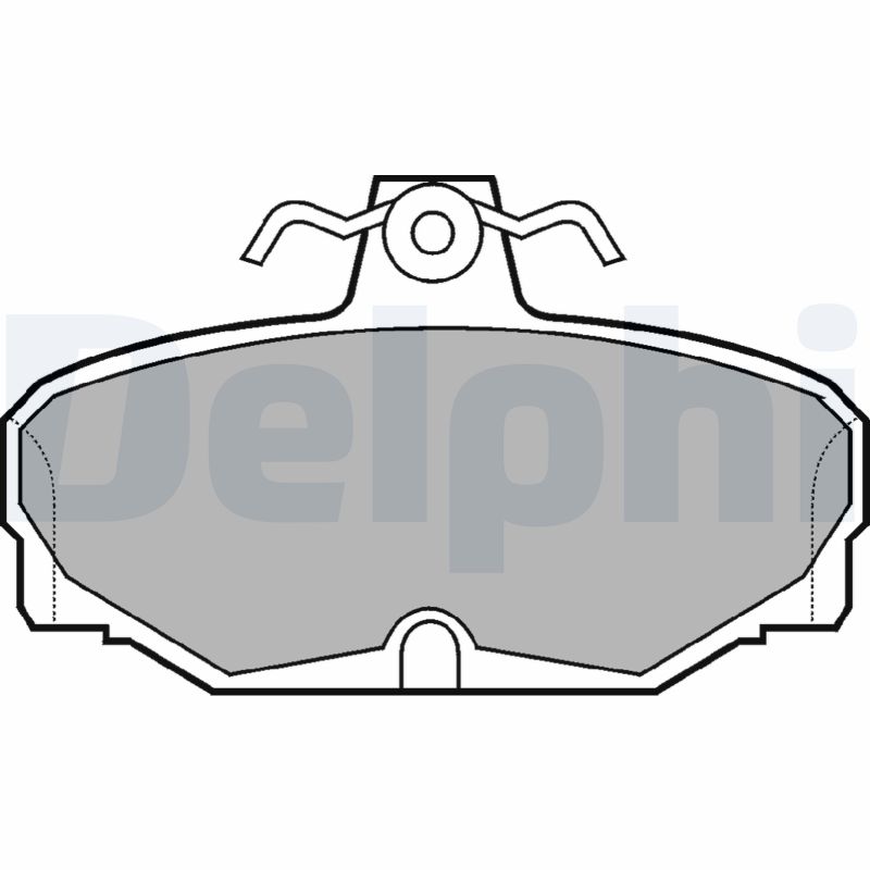Placute frana DELPHI LP507