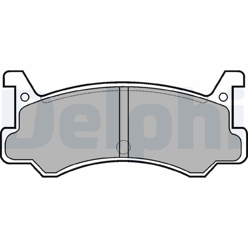 Placute frana DELPHI LP521