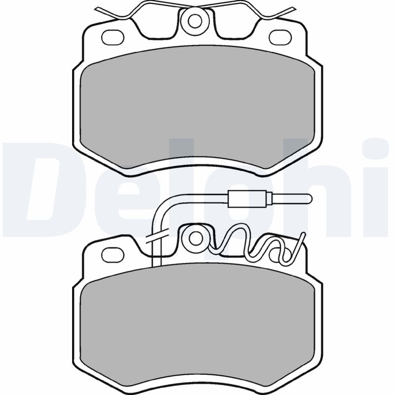 Placute frana DELPHI LP536