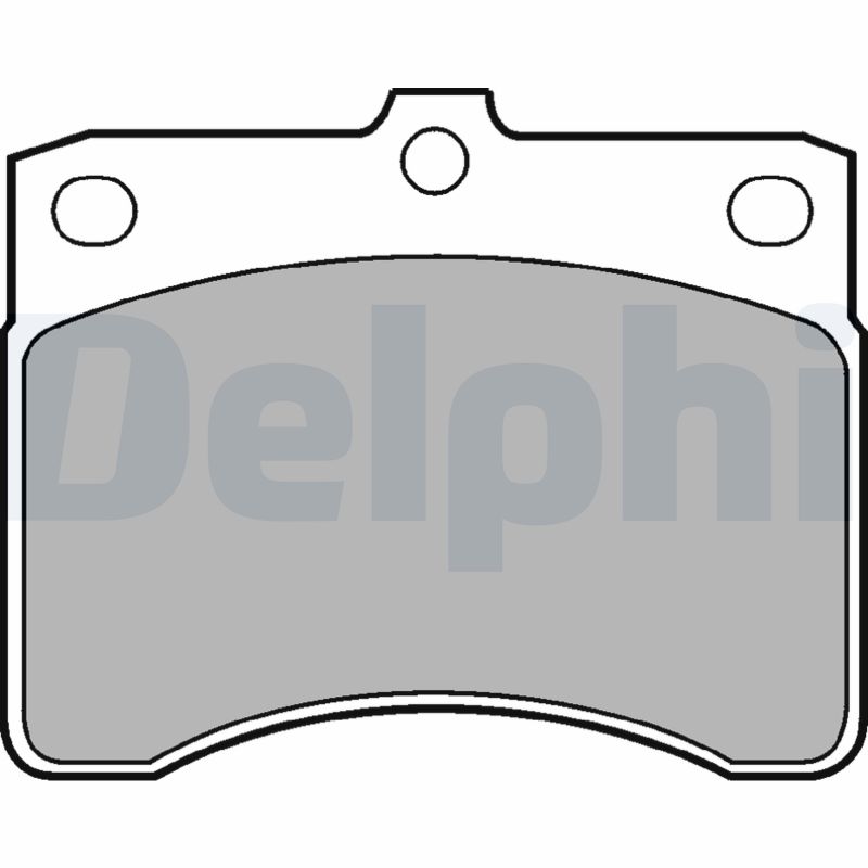 Placute frana DELPHI LP578