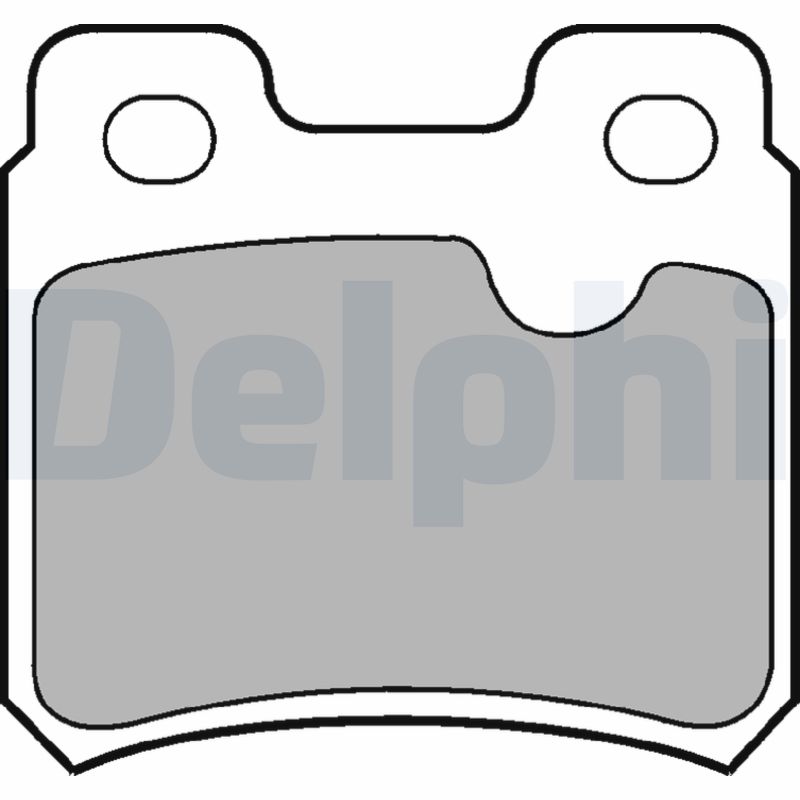 Placute frana DELPHI LP586