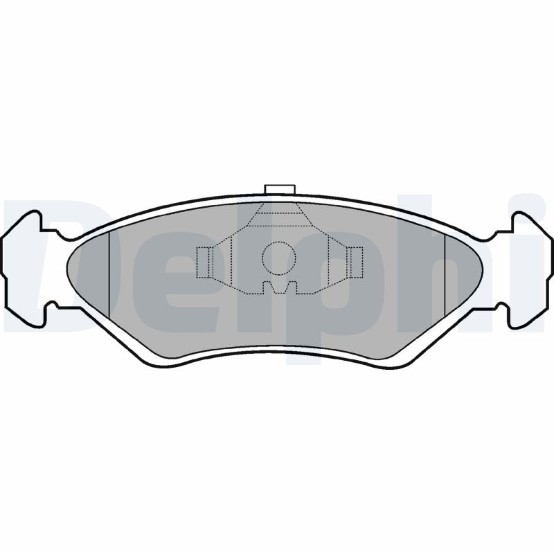 Placute frana DELPHI LP591