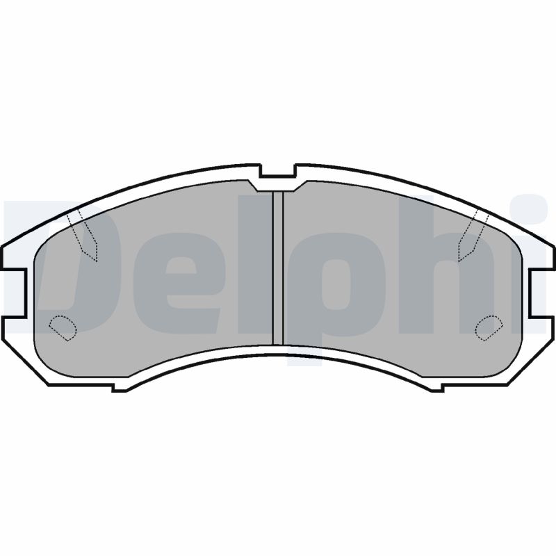 Placute frana DELPHI LP595