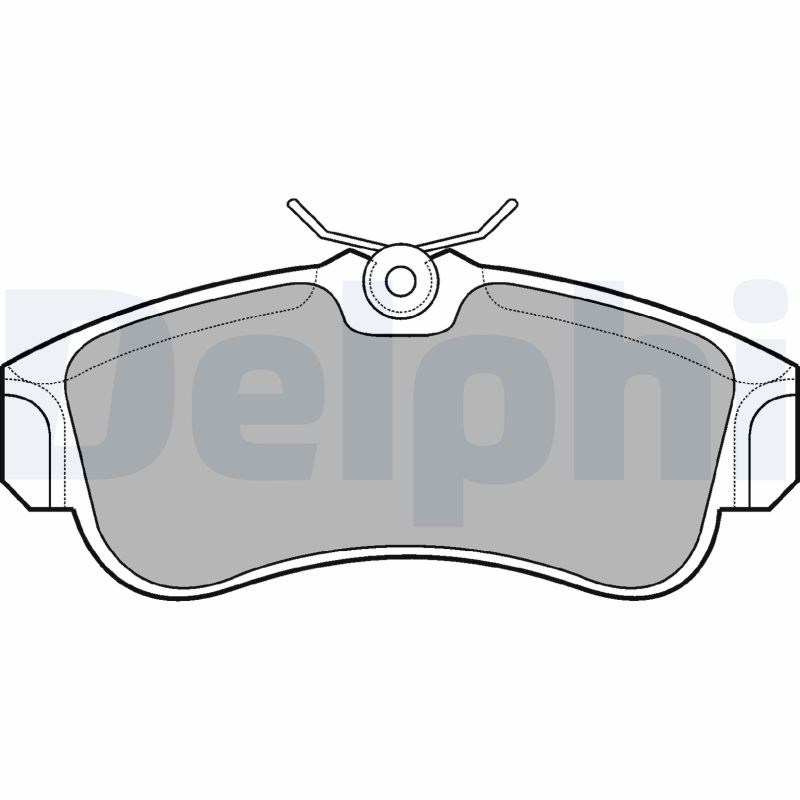 Placute frana DELPHI LP616