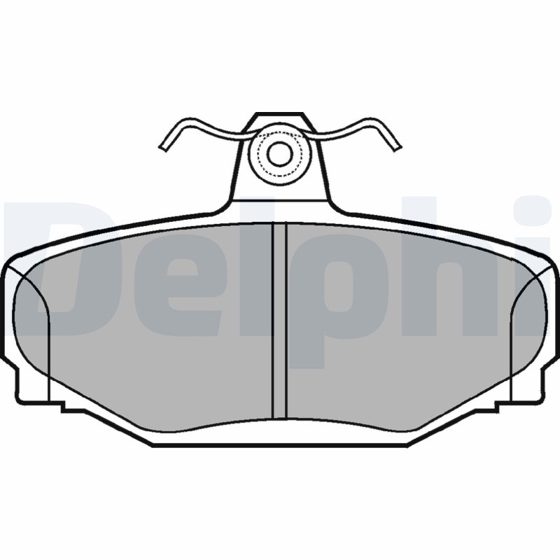 Placute frana DELPHI LP637