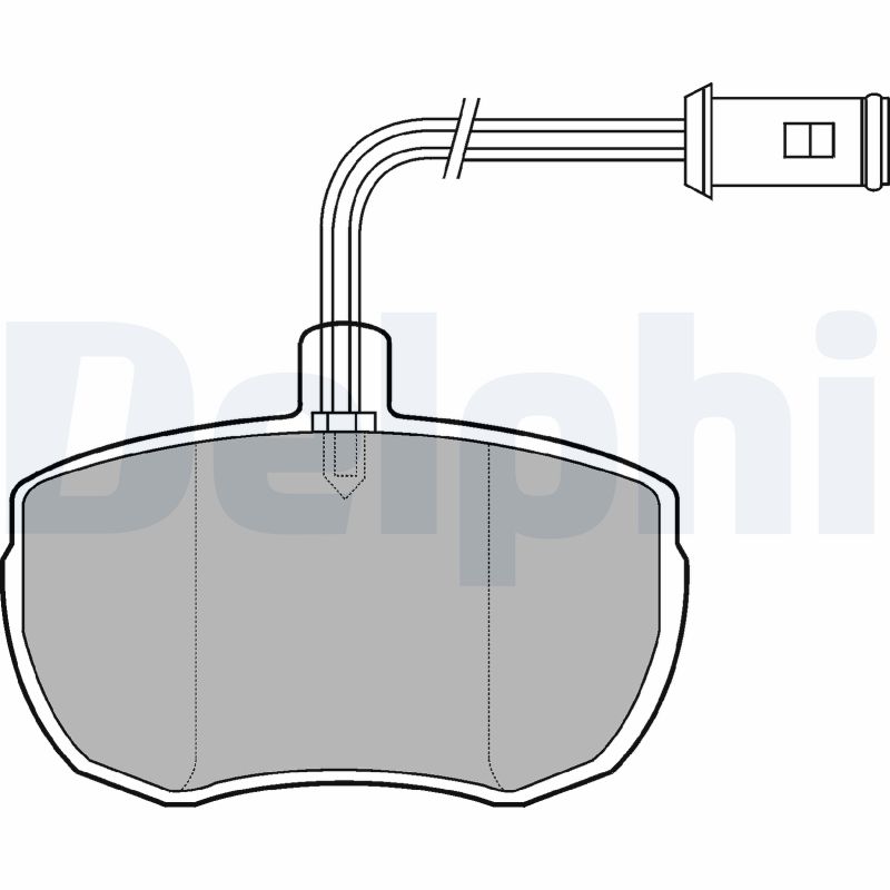 Placute frana DELPHI LP651