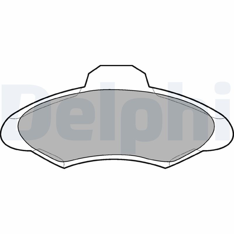 Placute frana DELPHI LP673