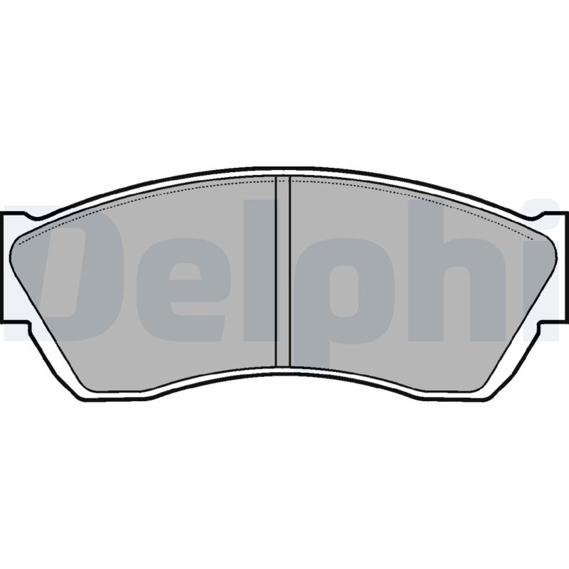 Placute frana DELPHI LP676