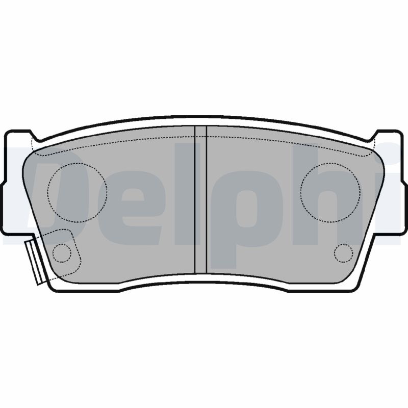 Placute frana DELPHI LP684