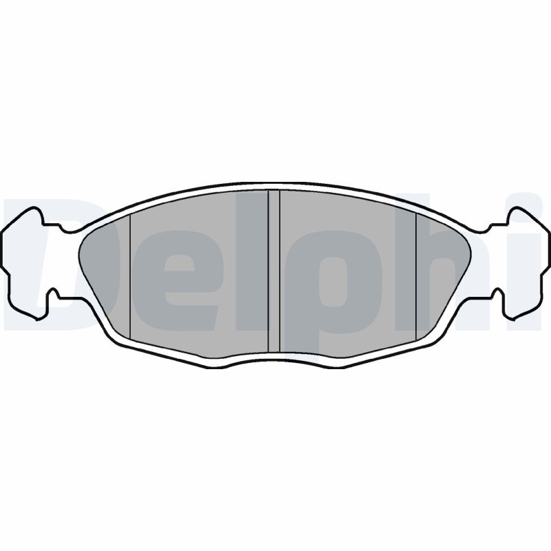 Placute frana DELPHI LP702
