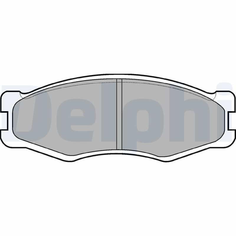 Placute frana DELPHI LP707