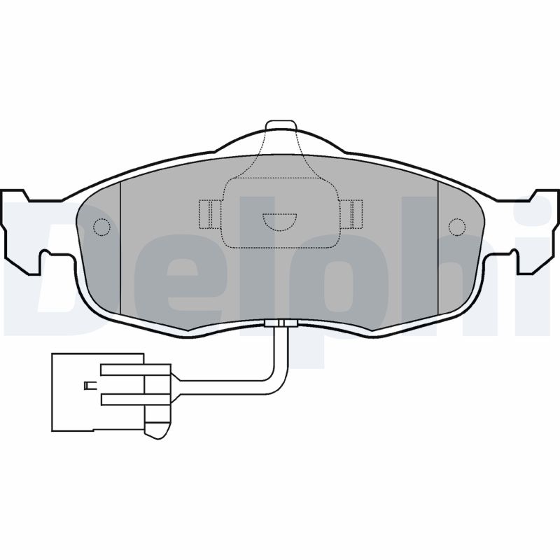 Placute frana DELPHI LP781