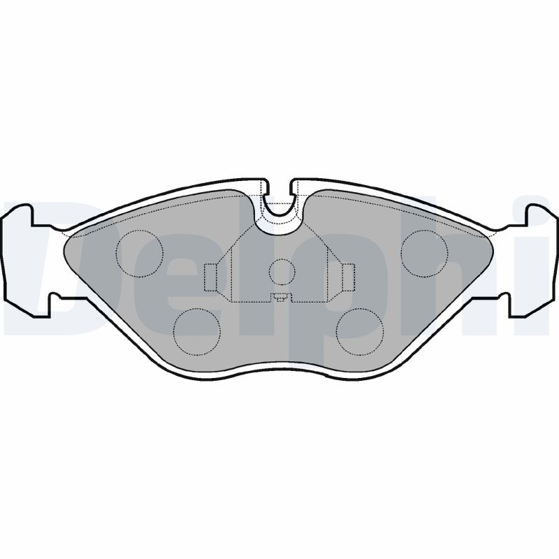 Placute frana DELPHI LP786