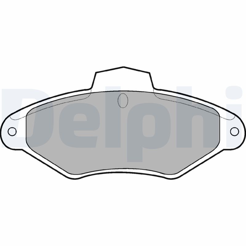 Placute frana DELPHI LP787
