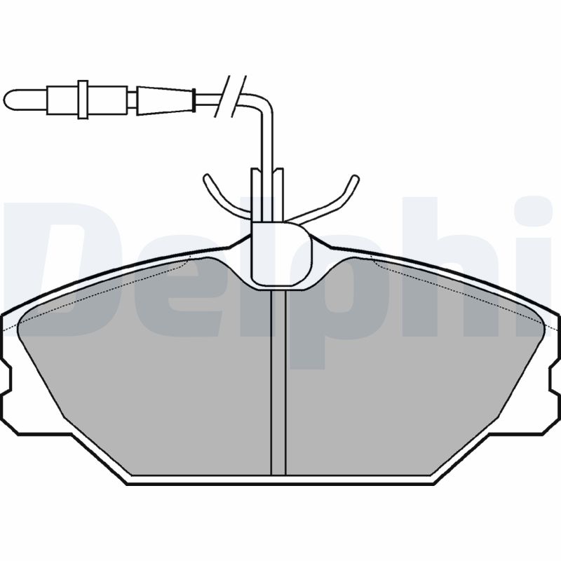 Placute frana DELPHI LP788