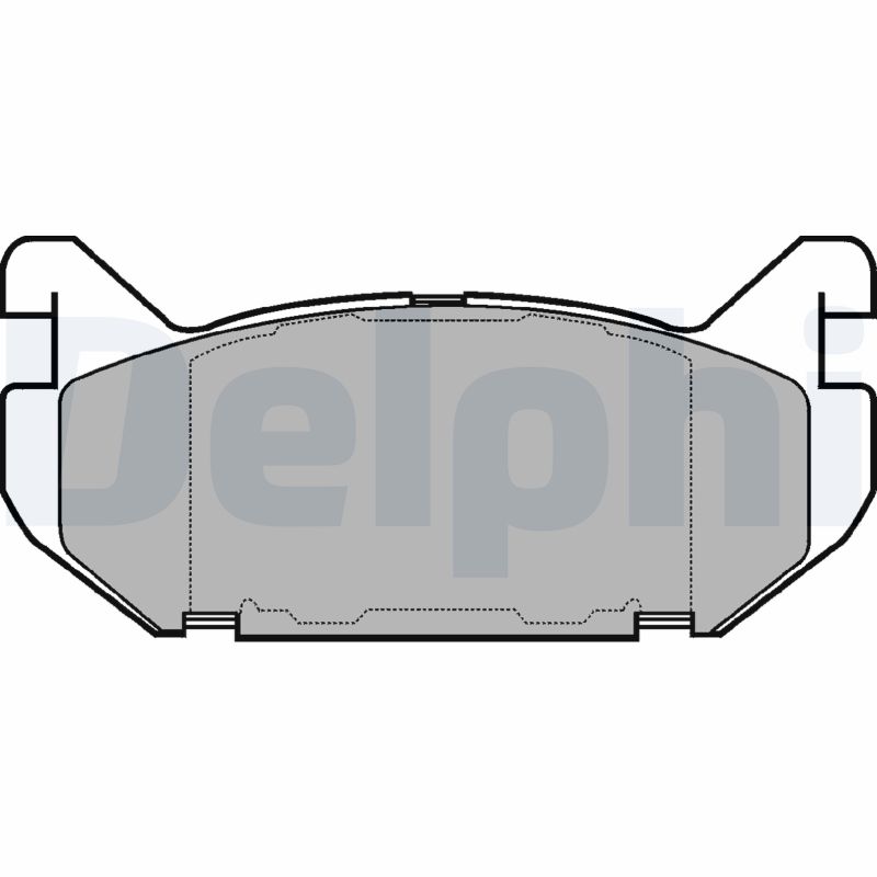Placute frana DELPHI LP802