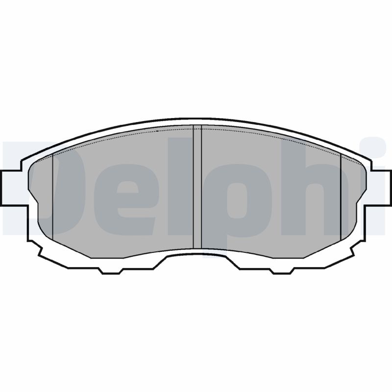 Placute frana DELPHI LP812