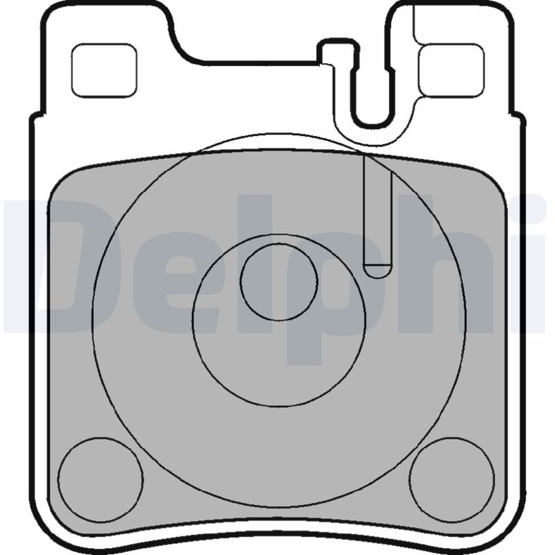 Placute frana DELPHI LP841