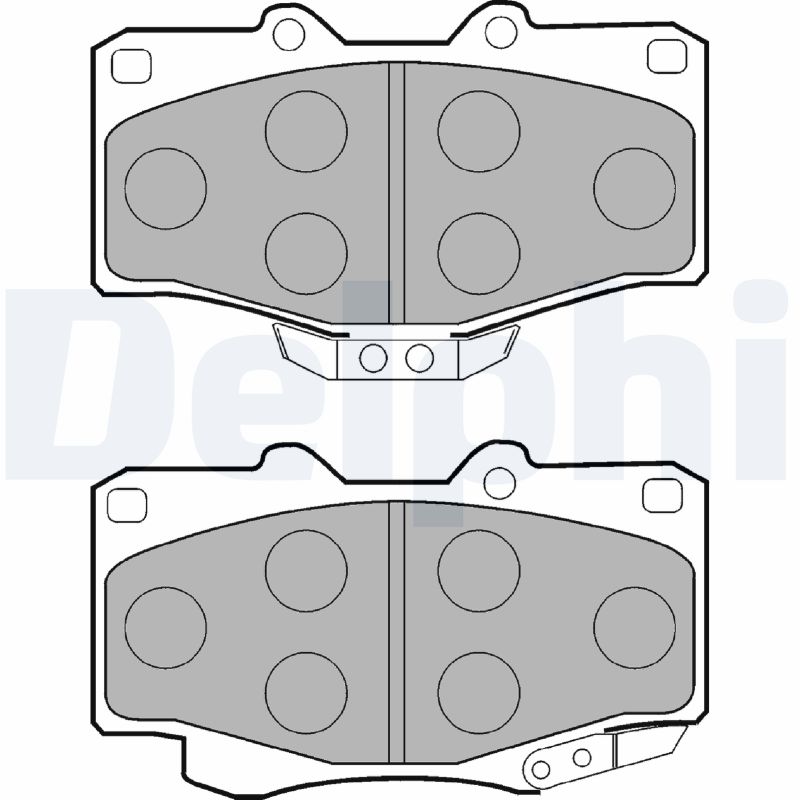 Placute frana DELPHI LP854