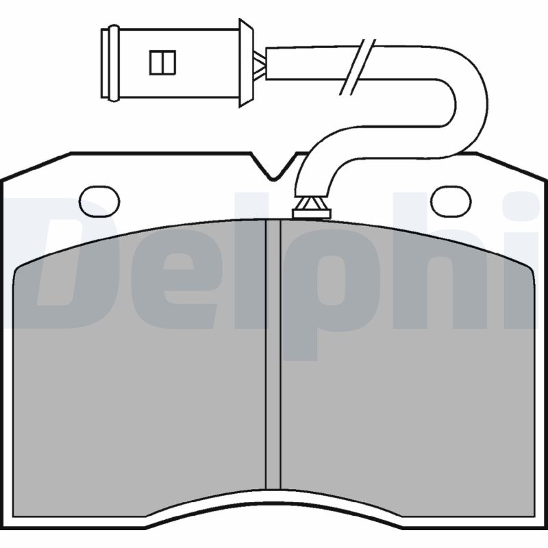 Placute frana DELPHI LP863