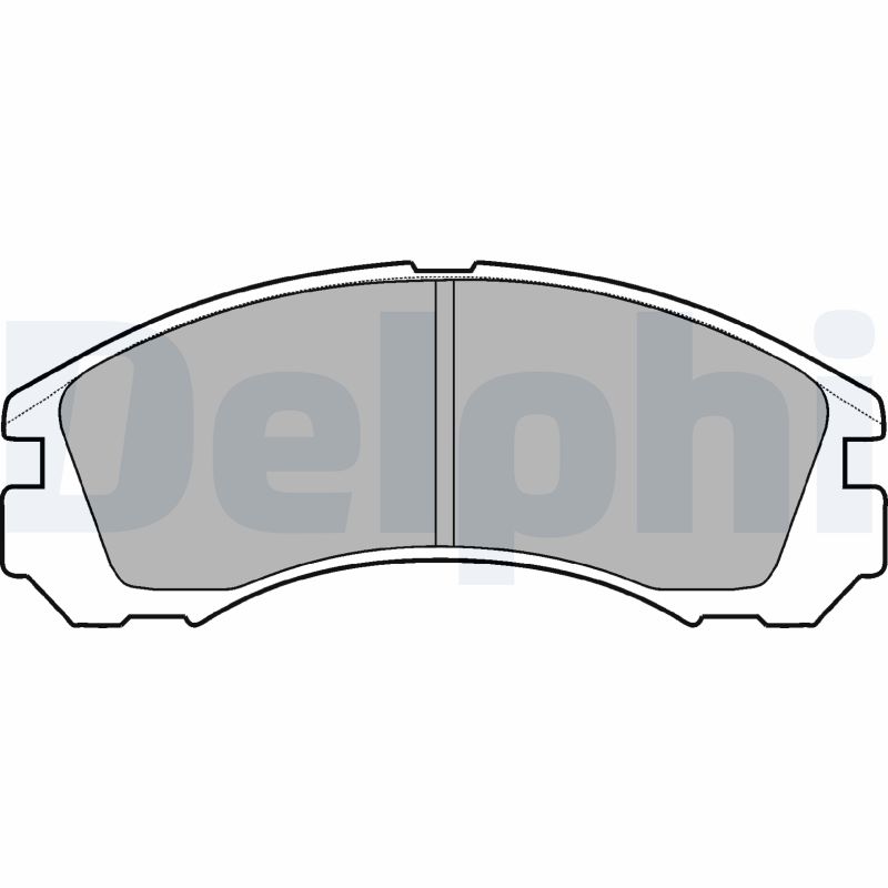 Placute frana DELPHI LP871