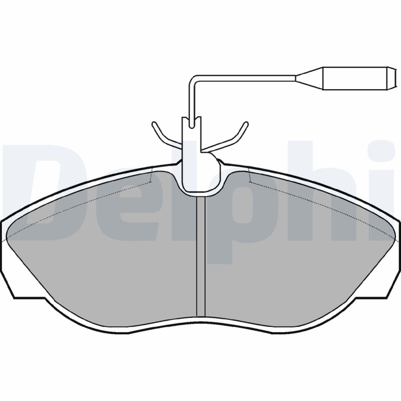 Placute frana DELPHI LP877