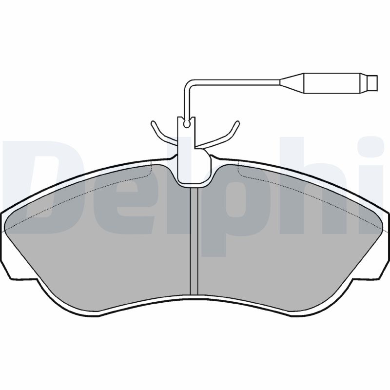 Placute frana DELPHI LP878
