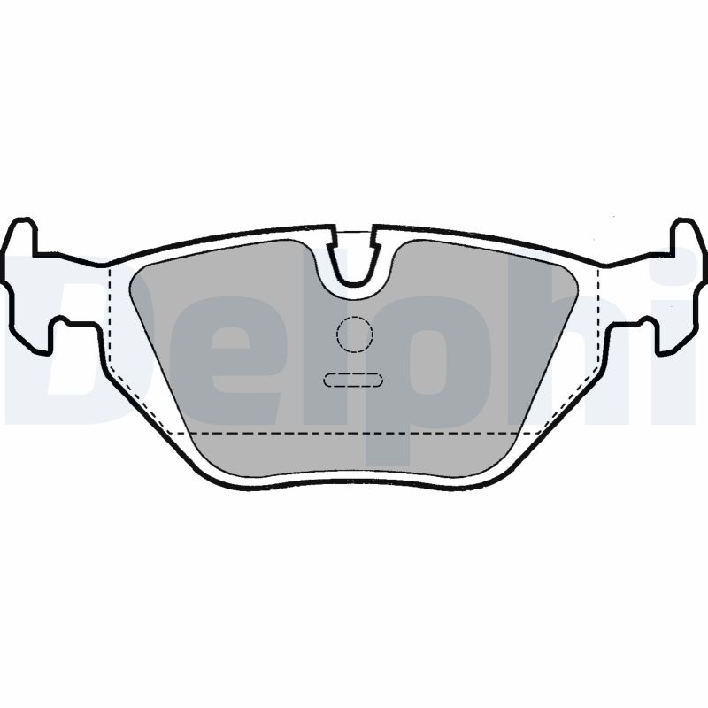 Placute frana DELPHI LP907
