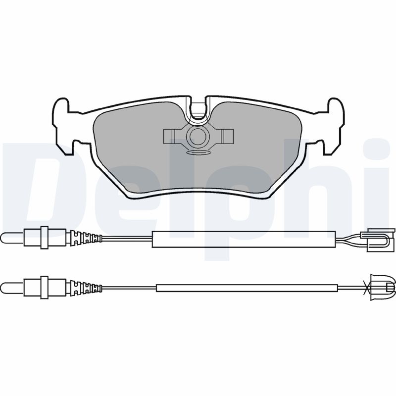 Placute frana DELPHI LP910